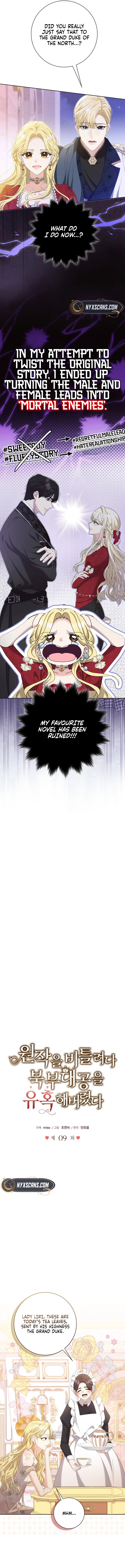 I Tried to Rewrite the Original Story, But Ended Up Seducing the Northern Grand Duke Chapter 9 Page 10