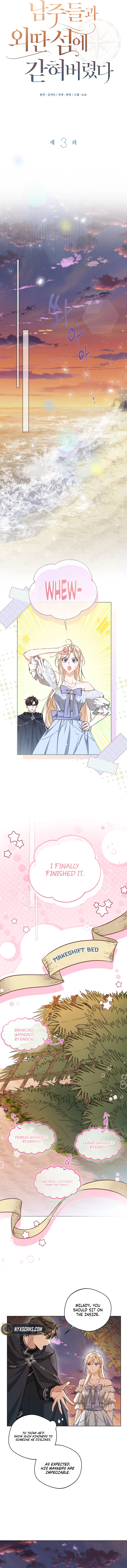 I’m Stuck on a Remote Island With the Male Leads Chapter 3 Page 7
