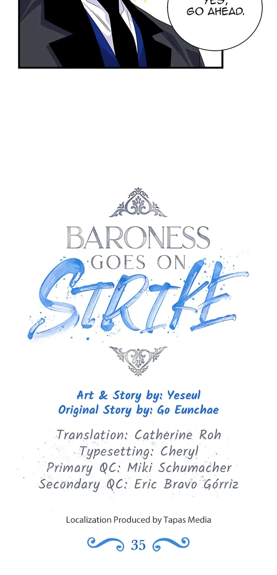 Baroness Goes On Strike Chapter 35 – War Stories Page 12