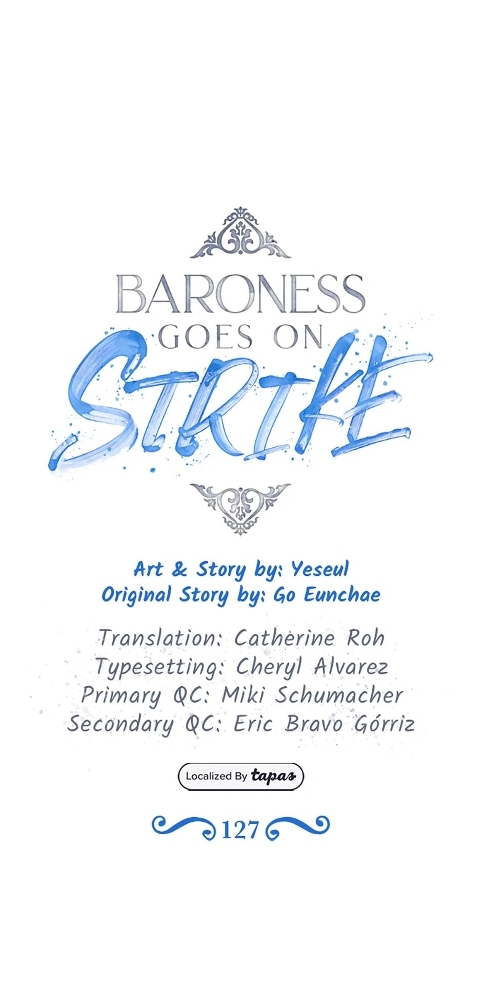Baroness Goes On Strike Chapter 127 – Where Prayers Go Page 14