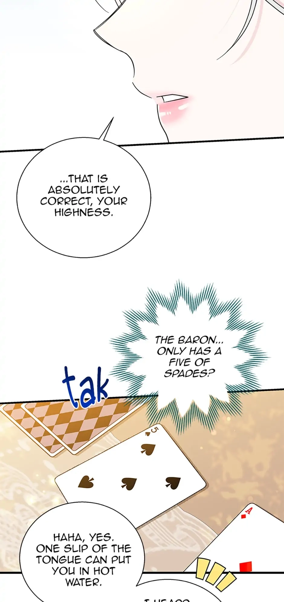 Baroness Goes On Strike Chapter 85 – Poker Face Page 12
