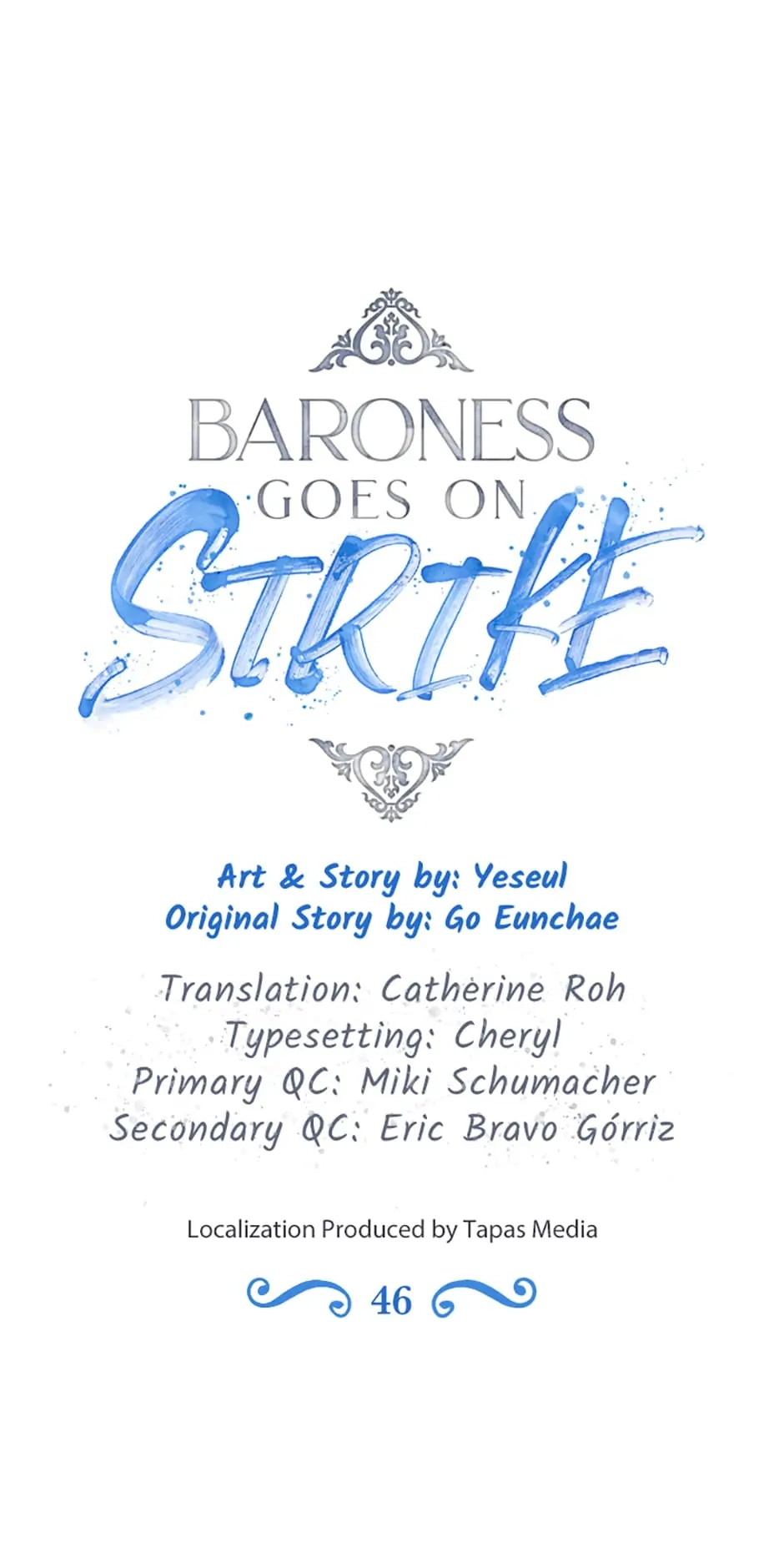 Baroness Goes On Strike Chapter 46 – Strange Guy Page 50