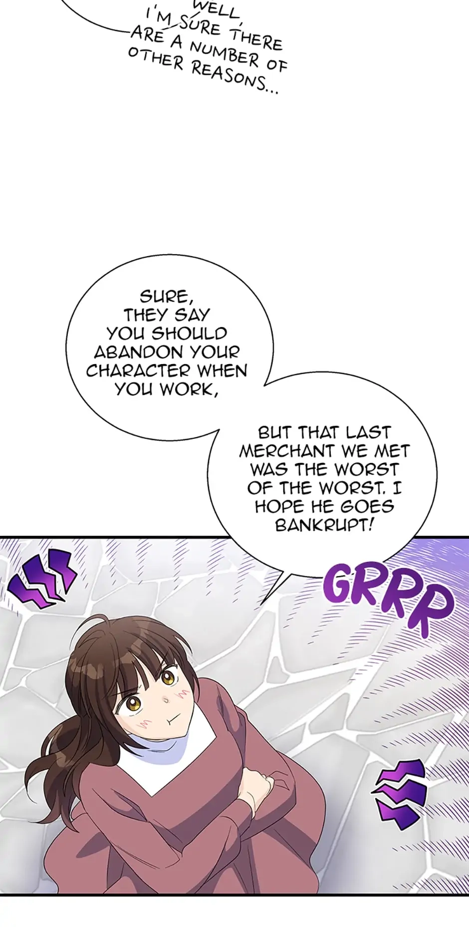 Baroness Goes On Strike Chapter 71 – Finding a Merchant Page 52