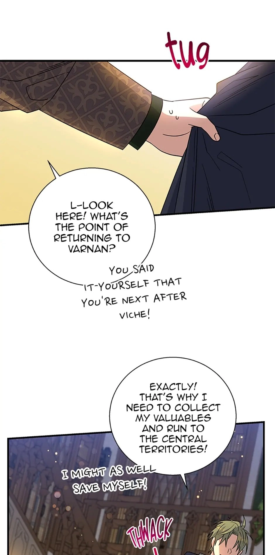 Baroness Goes On Strike Chapter 113 – A Flawed Alliance Page 49