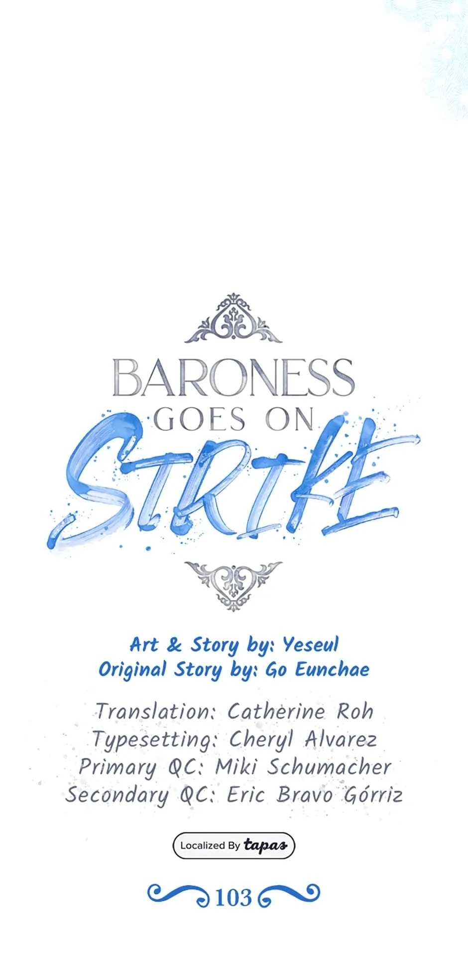 Baroness Goes On Strike Chapter 103 – The Silver-Haired Angel Page 15