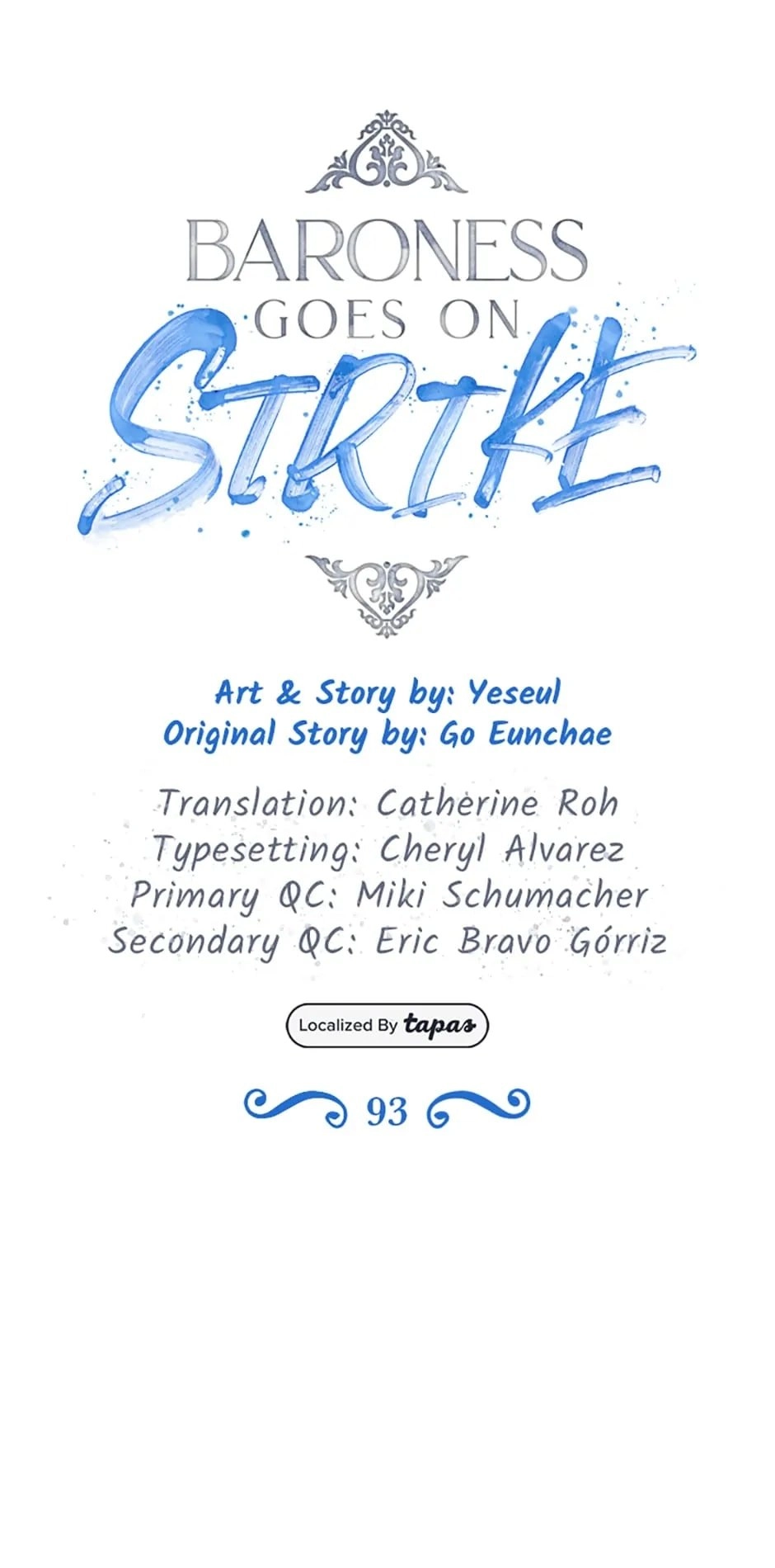 Baroness Goes On Strike Chapter 93 – Overheard at the Castle Page 29