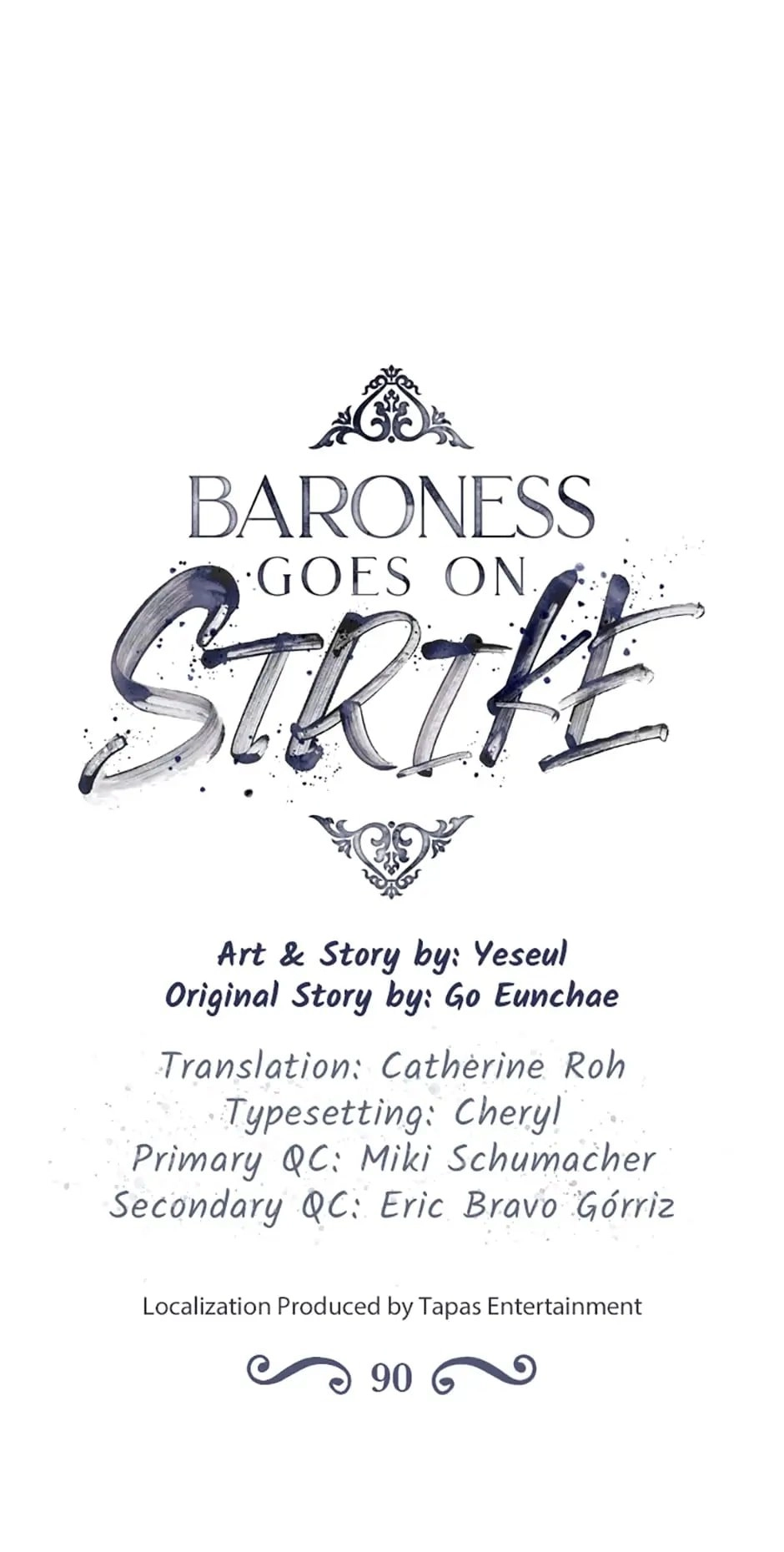 Baroness Goes On Strike Chapter 90 – Your Conscience Page 5