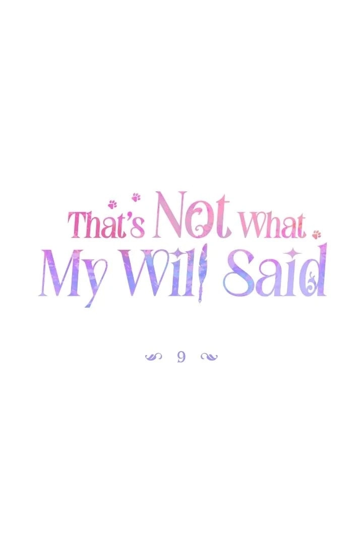 That's Not What My Will Said Chapter 9 Page 26