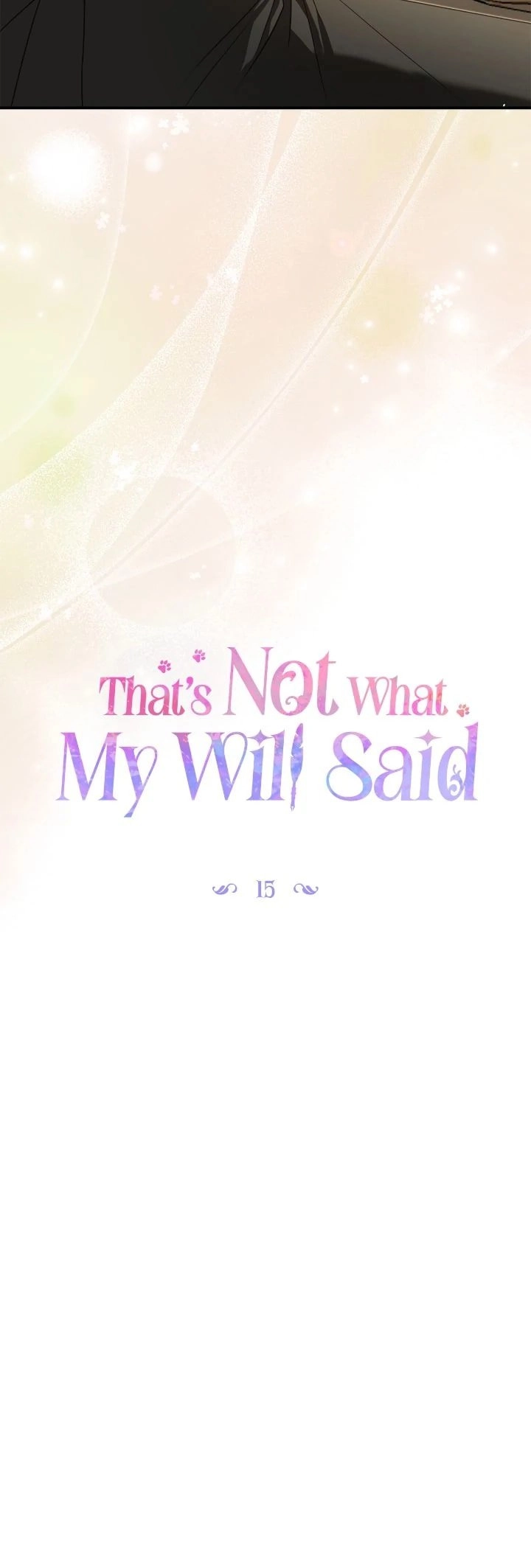 That's Not What My Will Said Chapter 15 Page 21