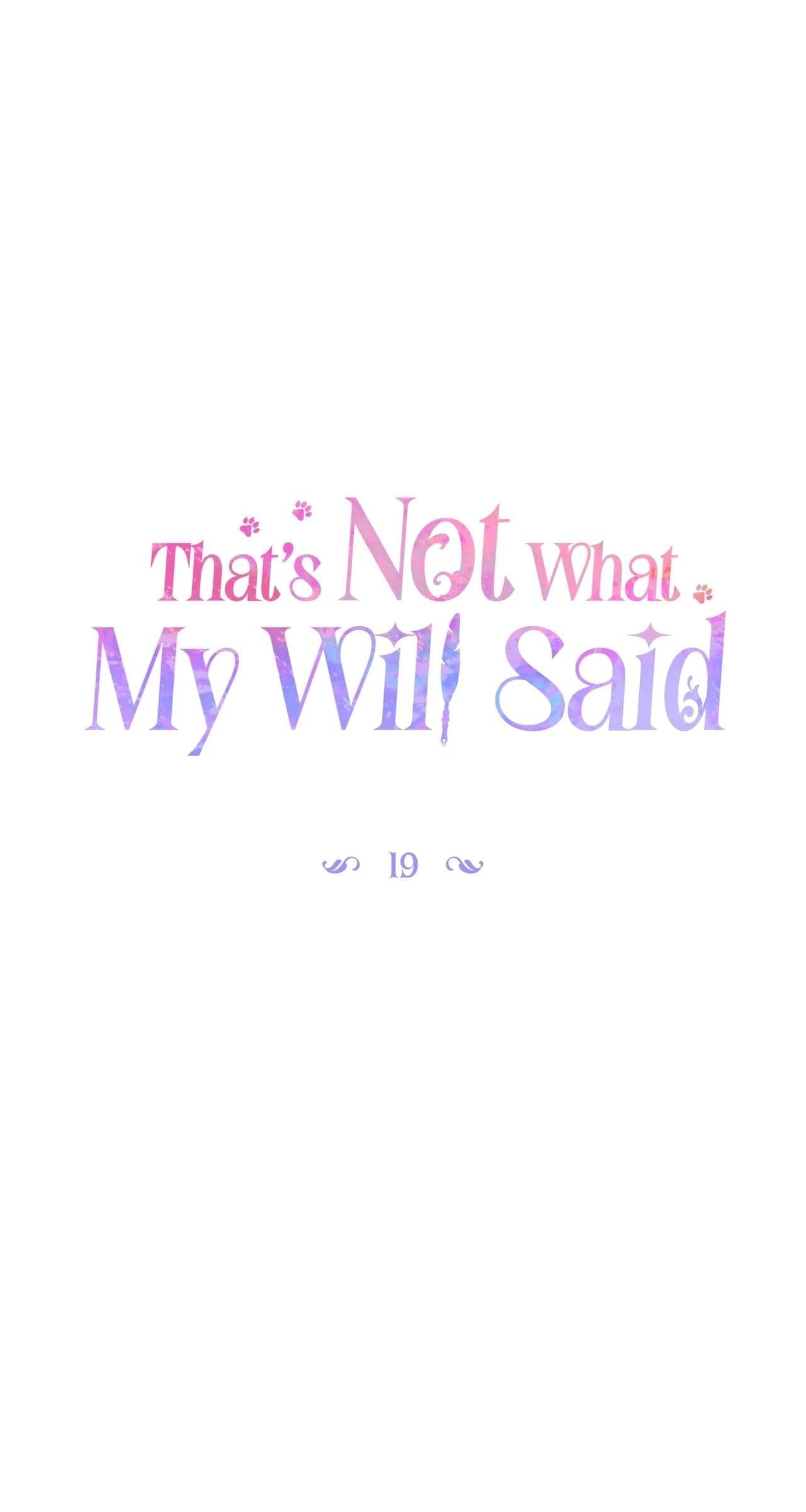 That's Not What My Will Said Chapter 19 Page 25