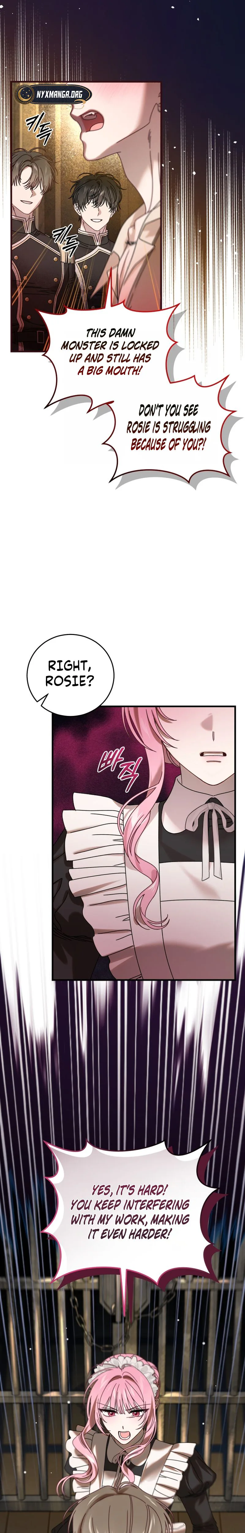 The obsessive, unhinged male lead is trying to imprison me. Chapter 27 Page 23