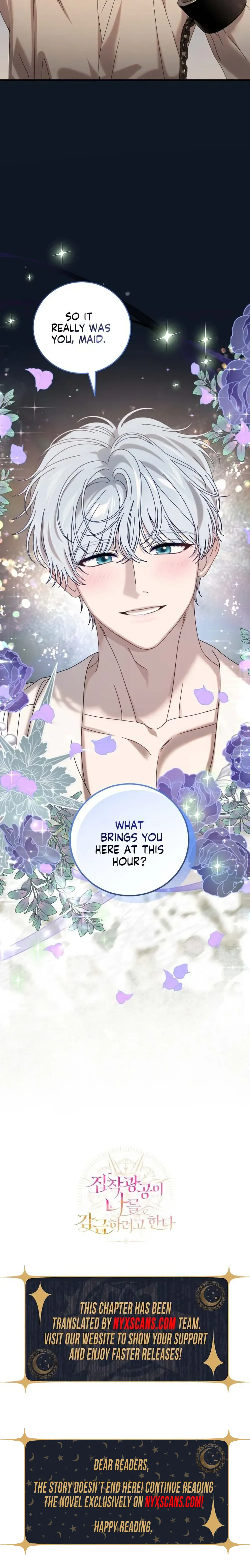 The obsessive, unhinged male lead is trying to imprison me. Chapter 28 Page 24