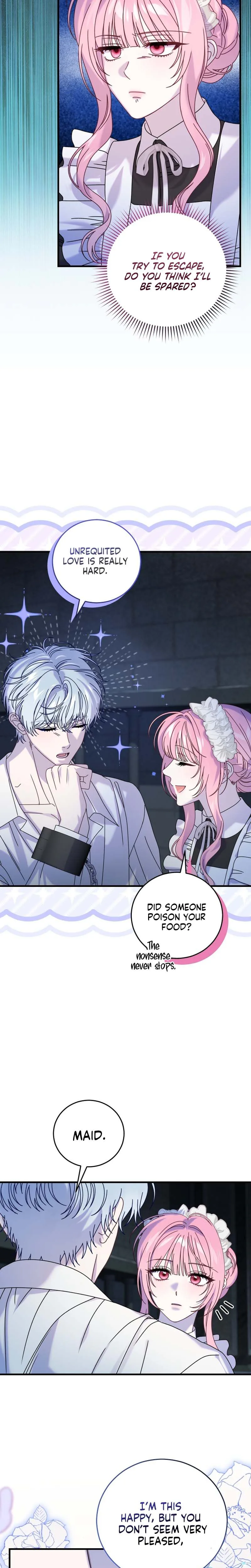 The obsessive, unhinged male lead is trying to imprison me. Chapter 28 Page 7