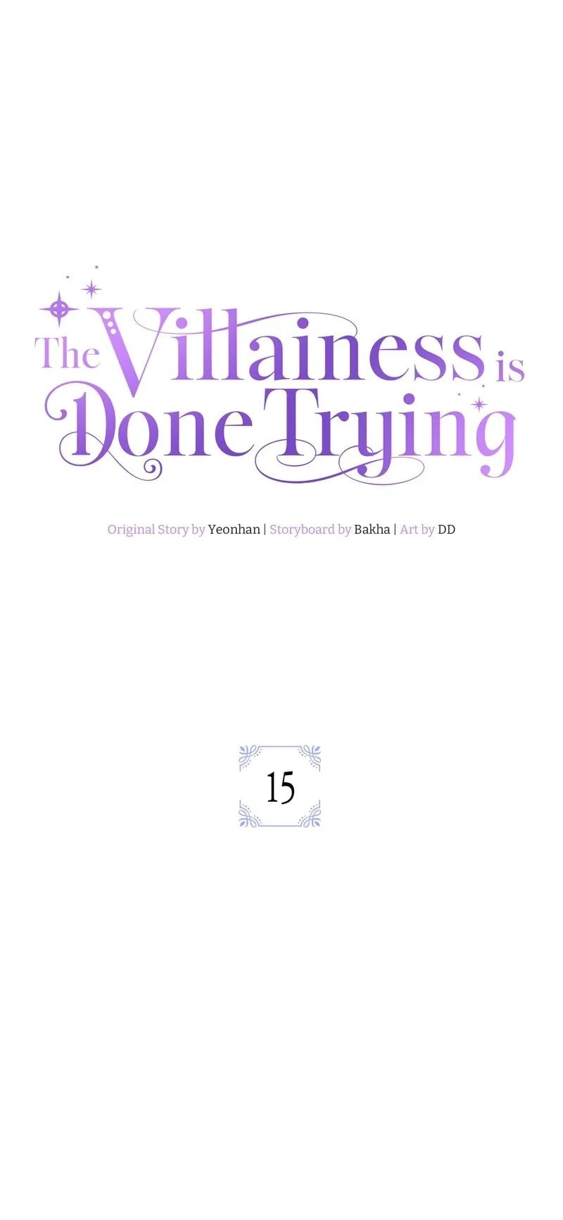 The Villainess Is Done Trying Chapter 15 Page 14