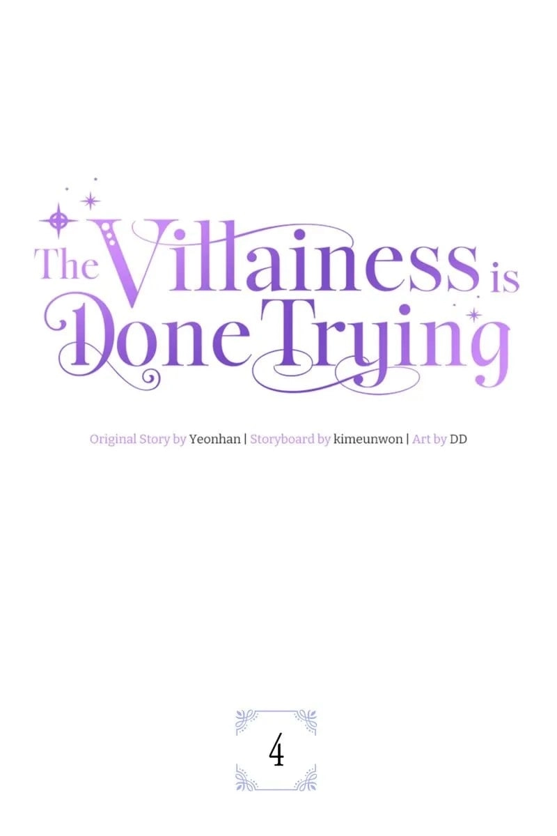The Villainess Is Done Trying Chapter 4 Page 13