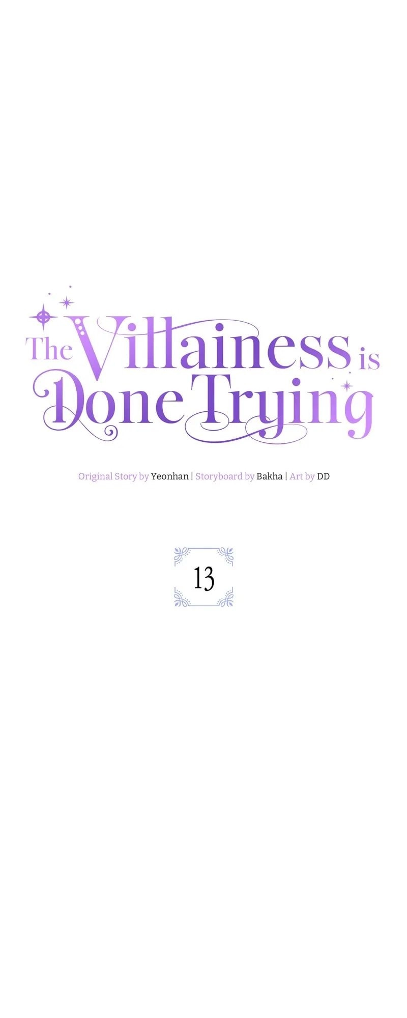 The Villainess Is Done Trying Chapter 13 Page 34